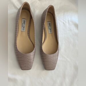 Jimmy Choo Leather Ballet Flats (size 40 fits more like 39.5)
